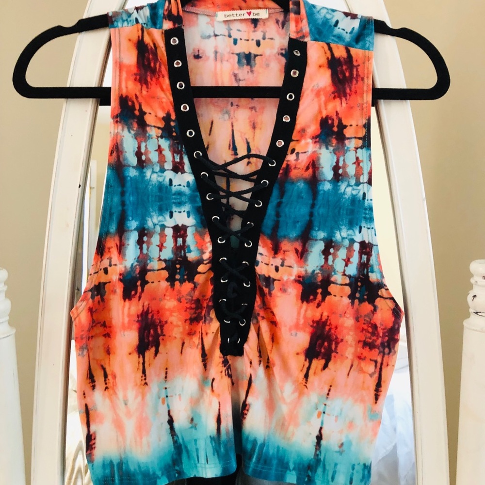 Mystique tie dye tank top